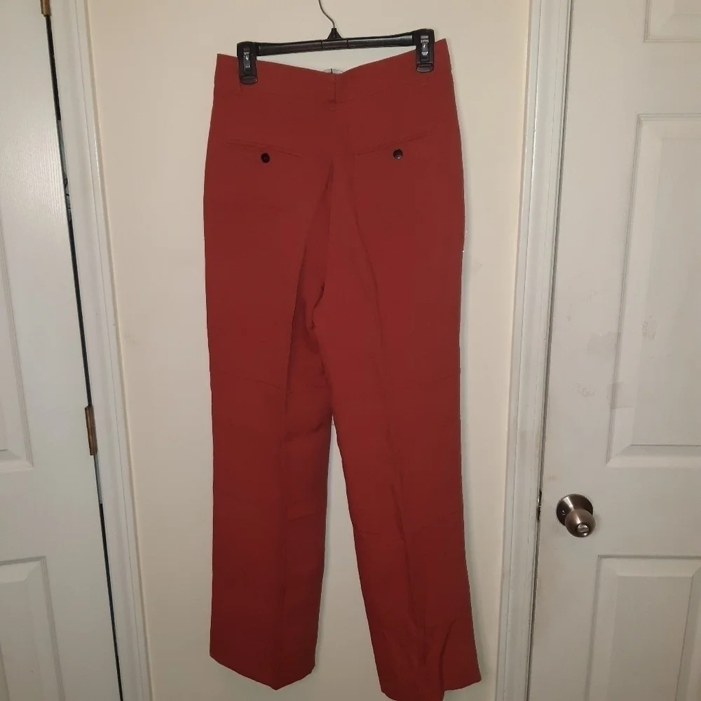 ZARA full-length Linen Blend Business Casual pants